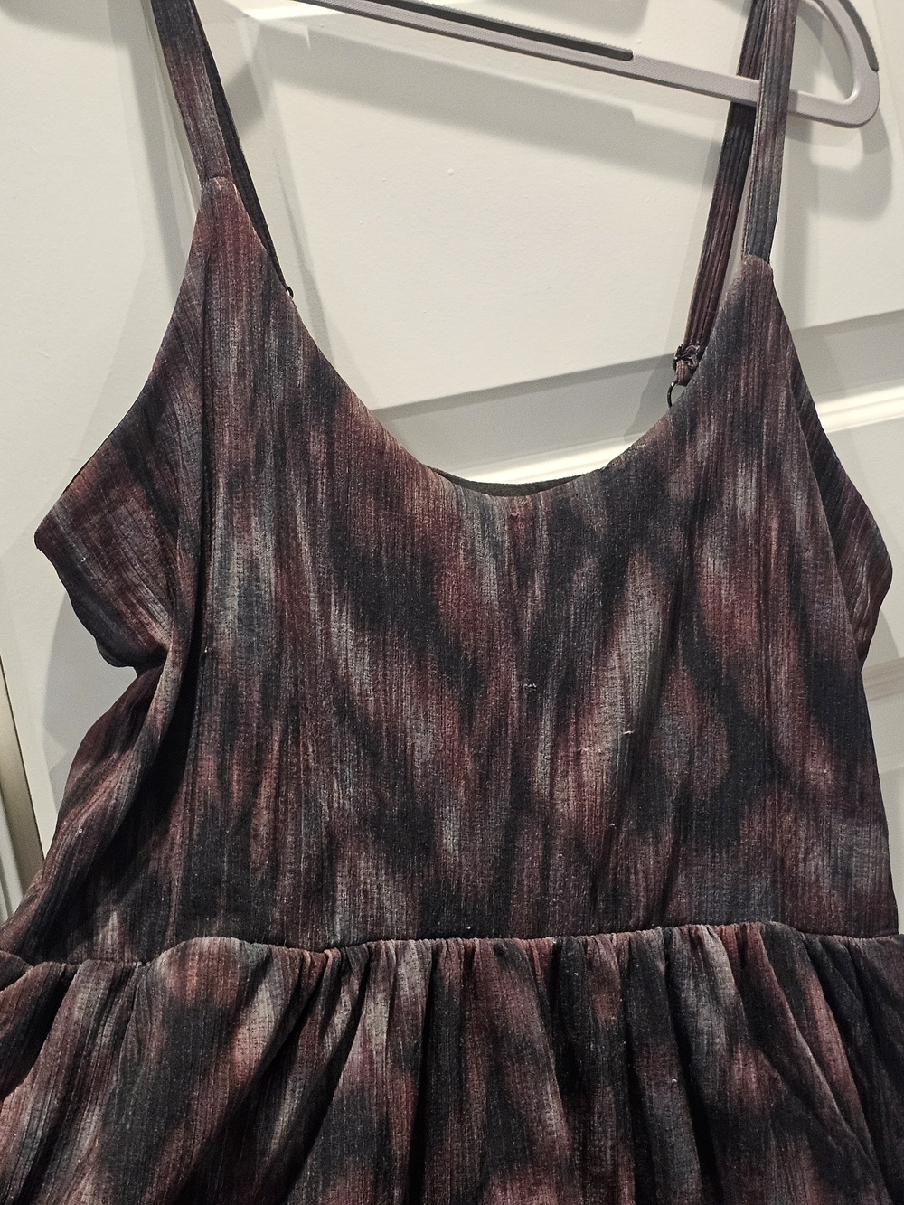Torrid Cami Tiered Mini Dress Size 0X (12,Large) - Picture 13 of 16